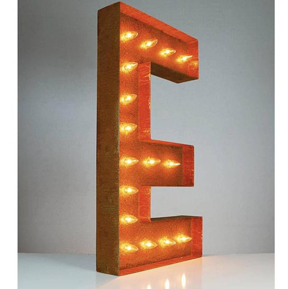 12” Number 1 (One) Sign Vintage Marquee Lights - Buy Marquee Lights Online  - The Rusty Marquee